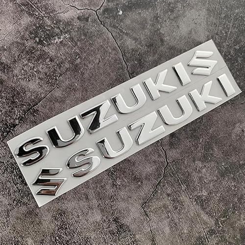 WENINETIES Auto Metall Emblem Aufkleber für Suzuki Swift IV Year of Manufacture 2010 2011-2017, 3D Chrom Stereo Karosserie Emblem Zeichen Selbstklebende Logo Sticker Zubehör,Silver WENINETIES Auto Metall Emblem Aufkleber für Suzuki Swift IV Year of Manufacture 2010 2011-2017, 3D Chrom Stereo Karosserie Emblem Zeichen Selbstklebende Logo Sticker Zubehör,Silver von WENINETIES