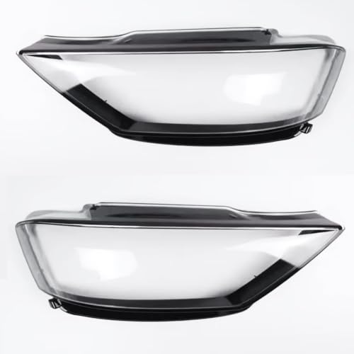 WENINETIES Automotive Scheinwerferblenden für Audi A8 A8L S8L D5 2018-2022, Auto Scheinwerfer Schatten Scheinwerfer Abdeckung Klare Linse Shell (ABS) von WENINETIES