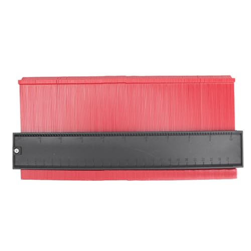 WENJION Konturenlehre 14cm Rot, Profil Schablone Werkzeug für exakte Formübertragung, Multifunktionales Contour Gauge Profil Messwerkzeug für Holzarbeiten Fliesen Laminat Metall Rundungen WENJION Konturenlehre 14cm Rot, Profil Schablone Werkzeug für exakte Formübertragung, Multifunktionales Contour Gauge Profil Messwerkzeug für Holzarbeiten Fliesen Laminat Metall Rundungen von WENJION