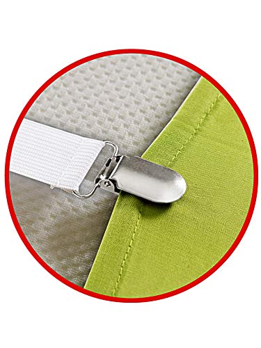 WENKO Betttuchspanner 4-teilig, extra lang, 4-teilig von WENKO