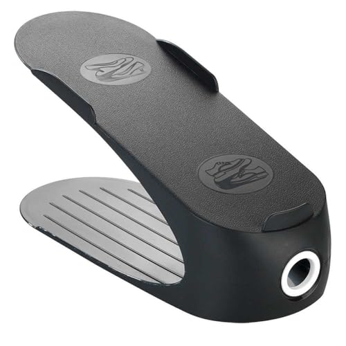 Maximex Schuhhalter Schwarz, Schuhstapler im 4er Set, bis zu 50% mehr Platz im Schuhschrank, paarweises und platzsparendes übereinander Lagern von WENKO