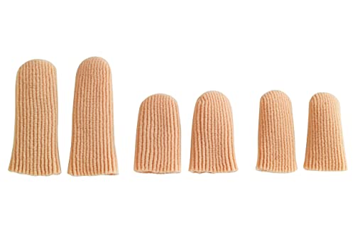 Maximex Finger-& Zehenschutz Set Soft 6-teilig, zur optimalen Druckentlastung, passgenauer Finger- und Zehenschutz, problemlos kürzbar, für Allergiker geeignet, 3 verschiedene Größen von Maximex