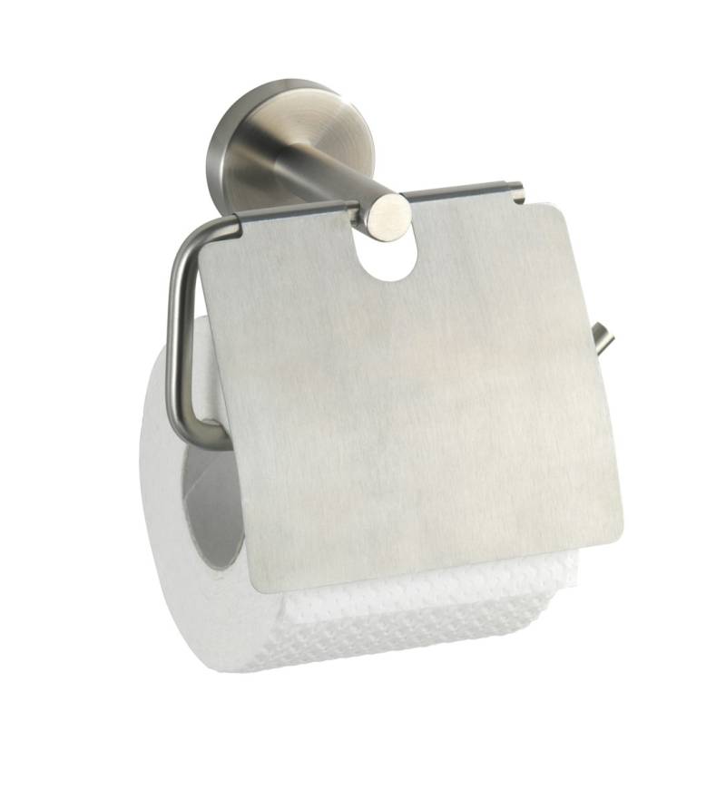 Wenko Toilettenpapierhalter mit Deckel, Bosio von WENKO-WENSELAAR GmbH & Co. KG