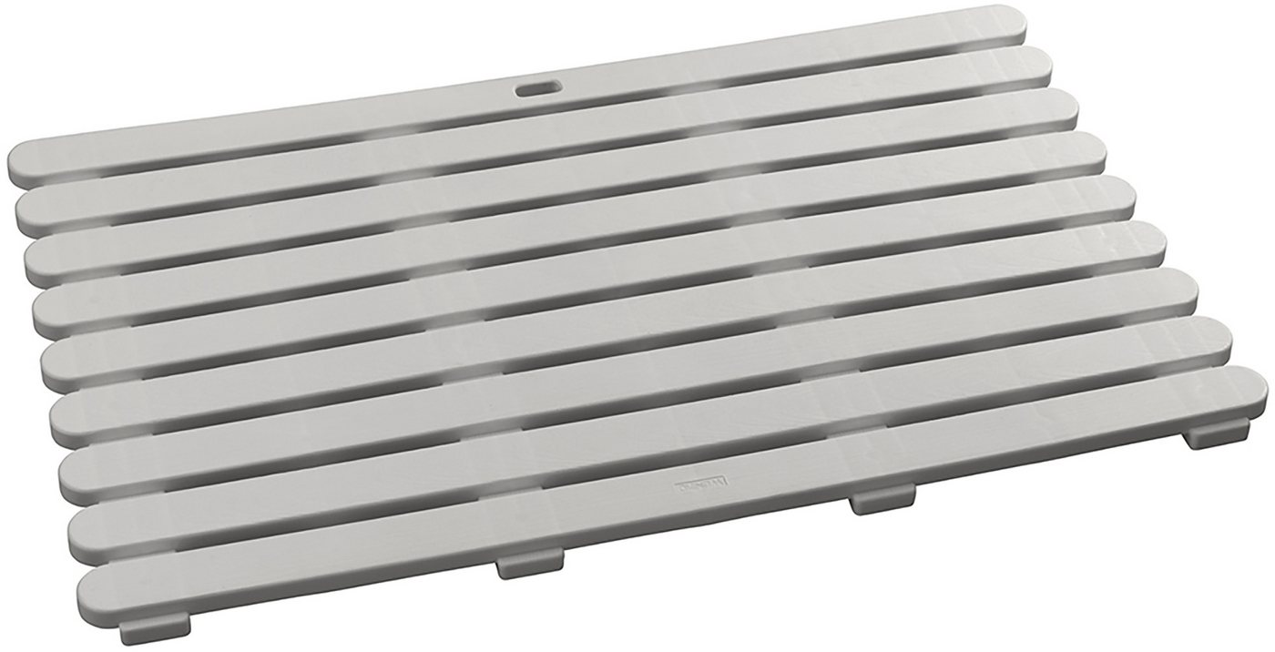 WENKO Badematte Modell Indoor & Outdoor, Höhe 3 mm, Kunststoff, rechteckig, Baderost aus stabilem Kunststoff, rutschhemmende Unterseite WENKO Badematte Modell Indoor & Outdoor, Höhe 3 mm, Kunststoff, rechteckig, Baderost aus stabilem Kunststoff, rutschhemmende Unterseite von WENKO