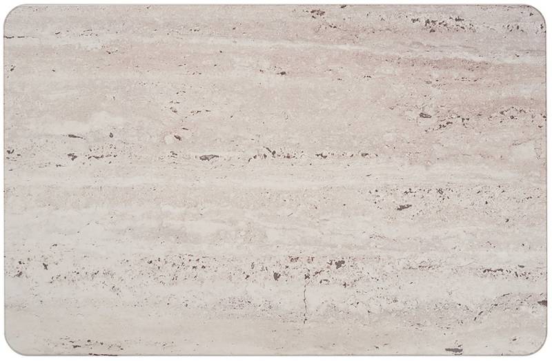 WENKO Badematte Modell Puna, Höhe 10 mm, schnell trocknend, rechteckig, rutschfest, stark wasserabsorbierend, aus Kieselgur von WENKO