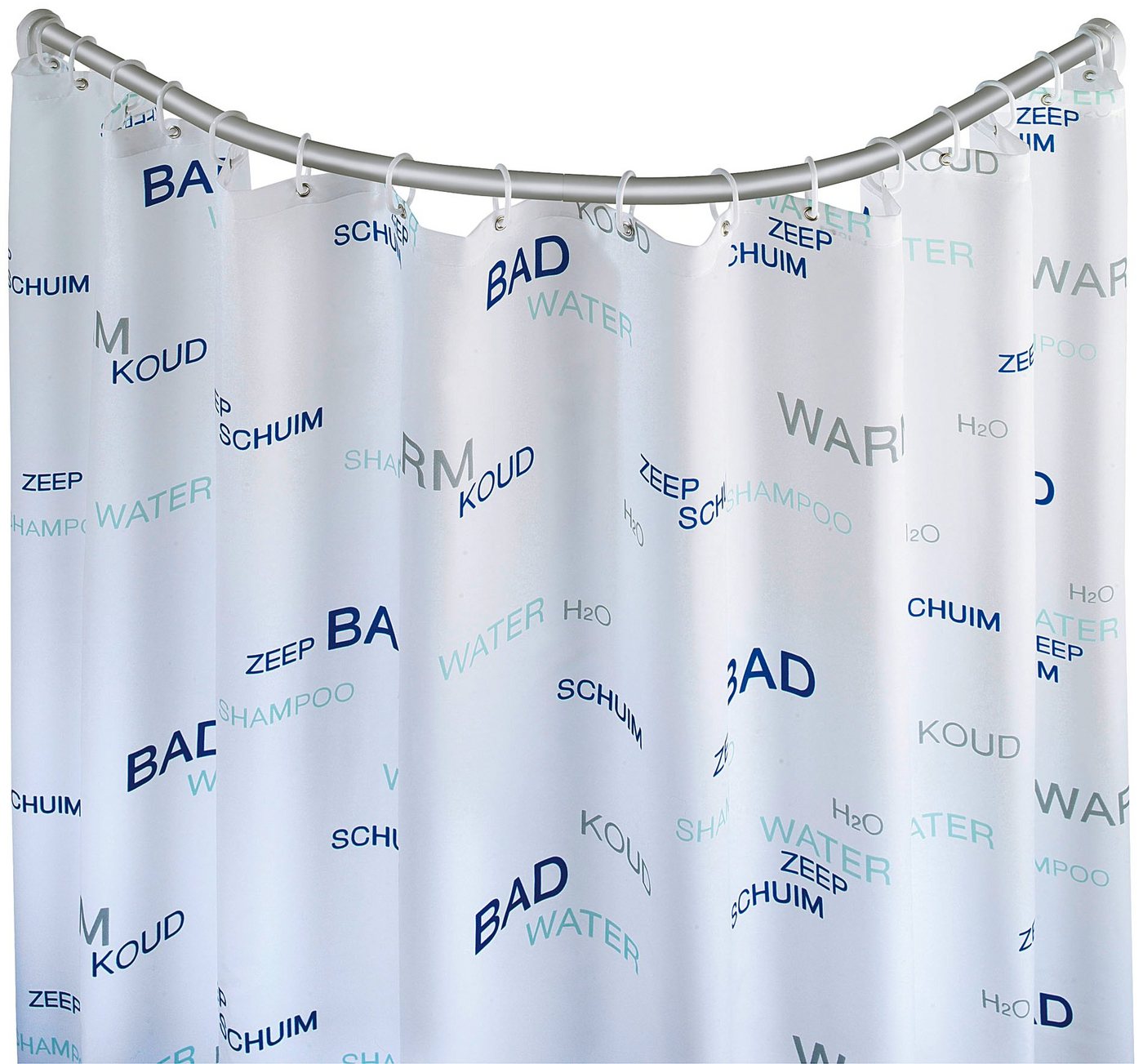 WENKO Bogenstange Rundduschstange Chrom, Fixmaß, Aluminium WENKO Bogenstange Rundduschstange Chrom, Fixmaß, Aluminium von WENKO