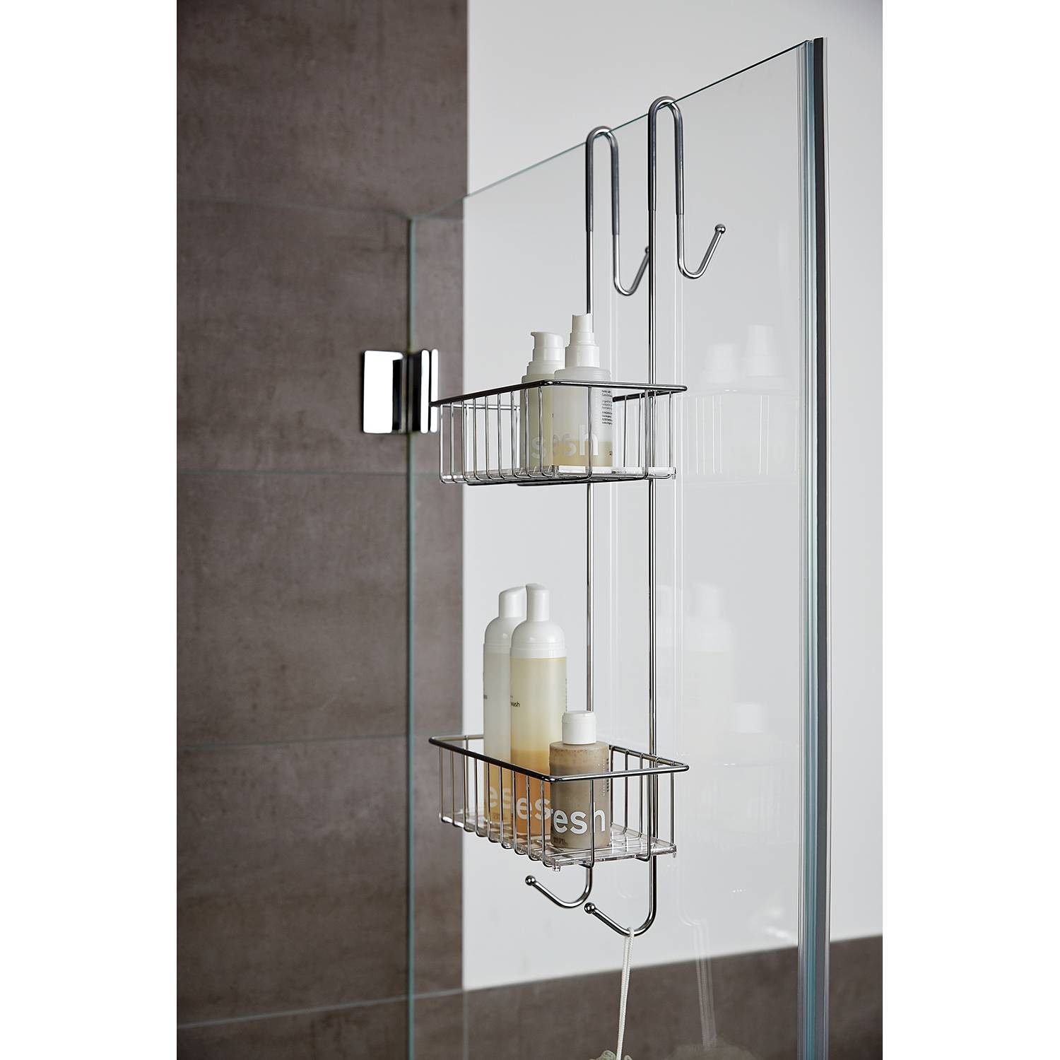 home24 Duschcaddy Edelstahl, rostfrei Silber 25 x 70 x 20cm home24 Duschcaddy Edelstahl, rostfrei Silber 25 x 70 x 20cm von home24
