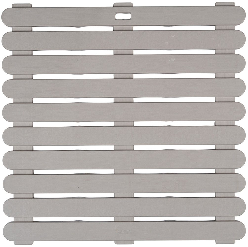 WENKO Duschmatte Modell Indoor & Outdoor, Höhe 3 mm, Kunststoff, quadratisch, Duschrost aus stabilem Kunststoff, rutschhemmende Unterseite WENKO Duschmatte Modell Indoor & Outdoor, Höhe 3 mm, Kunststoff, quadratisch, Duschrost aus stabilem Kunststoff, rutschhemmende Unterseite von WENKO