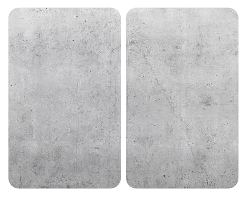 Herdabdeckplatten Universal Beton 2er Set von WENKO