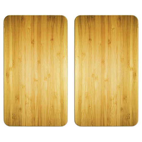 Glasabdeckplatte Universal Holz-Optik, 2er Set Glasabdeckplatte Universal Holz-Optik, 2er Set von WENKO