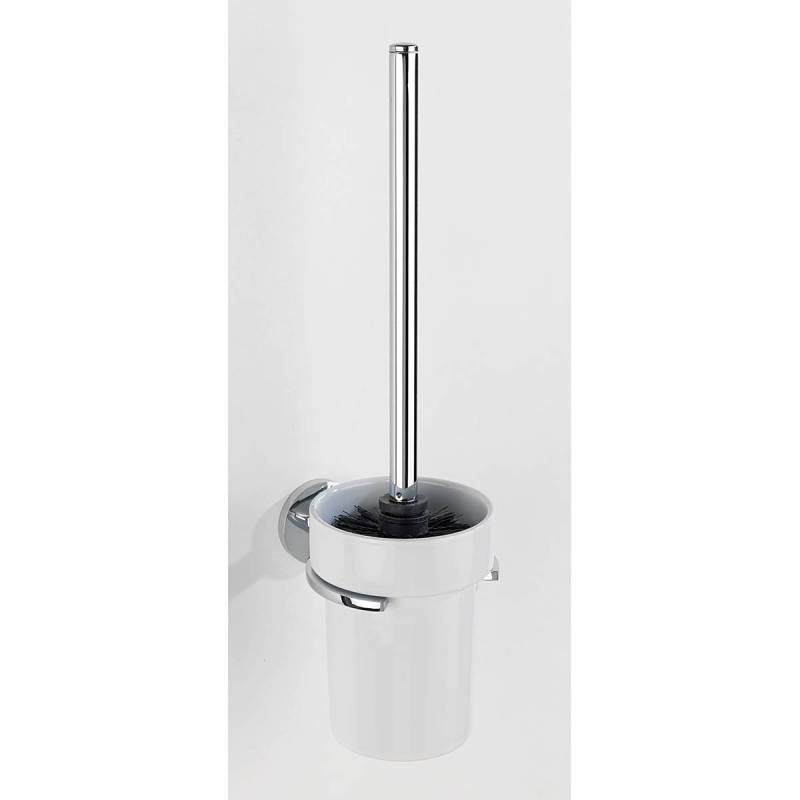 home24 WC-Garnitur Isera Zinkdruckguss Silber 11 x 35 x 15cm von home24