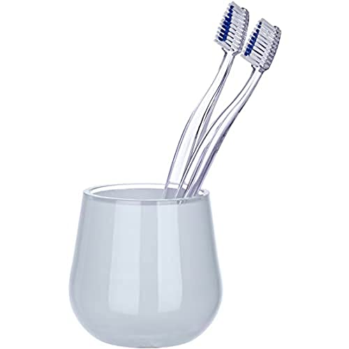 WENKO 21062100 Zahnputzbecher Monaco Weiß - Zahnbürstenhalter für Zahnbürste und Zahnpasta, Polystyrol, 9 x 9 x 9 cm, Weiß WENKO 21062100 Zahnputzbecher Monaco Weiß - Zahnbürstenhalter für Zahnbürste und Zahnpasta, Polystyrol, 9 x 9 x 9 cm, Weiß von WENKO