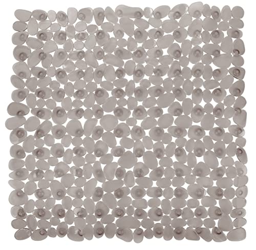 WENKO Duscheinlage Paradise Taupe, Polyvinylchlorid, 54 x 54 cm, Taupe von WENKO