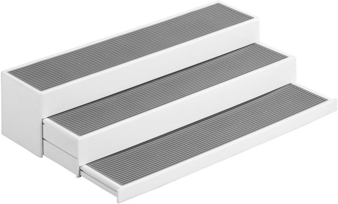 WENKO Ablageregal Steps, 3-stufig, ausziehbar von WENKO