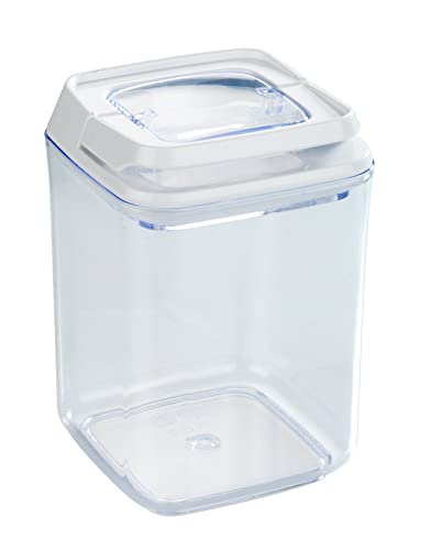 WENKO Aufbewahrungsdose Turin 0,9 l, Vorratsdosen, Frischhalteboxen, luftdicht, 0.9 l Multicolor 14.5 x 10 x 10 cm von WENKO