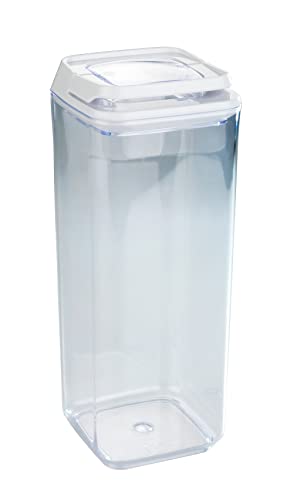 WENKO Aufbewahrungsdose Turin 1,7 l, Vorratsdosen, Frischhalteboxen, luftdicht Portarrollos Montella, Antracita Multicolor 25.5 x 10 x 10 cm von WENKO