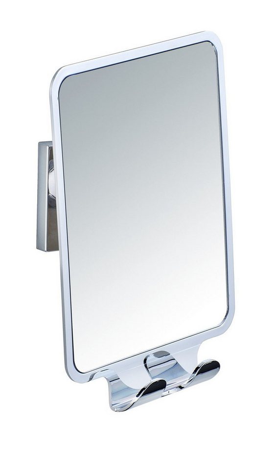 WENKO Badspiegel WENKO Antibeschlagspiegel QUADRO BHT 14x19.50x8 cm silber von WENKO