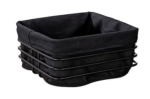 WENKO Brotkorb Premium Square Gestell aus stabilem Metall Schwarz WENKO Brotkorb Premium Square Gestell aus stabilem Metall Schwarz von WENKO