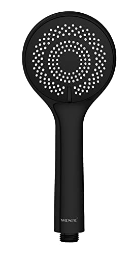 WENKO Wasserspar Duschkopf Watersaving, wassersparende Universal-Handbrause, Duschbrause mit nachhaltigem Wasserspar-System, 40% Wasser sparen bei vollem Komfort, Duschkopf Ø 9,5 cm, ABS Schwarz matt WENKO Wasserspar Duschkopf Watersaving, wassersparende Universal-Handbrause, Duschbrause mit nachhaltigem Wasserspar-System, 40% Wasser sparen bei vollem Komfort, Duschkopf Ø 9,5 cm, ABS Schwarz matt von WENKO