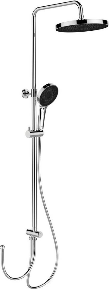 WENKO Duschsystem Softwater, Chrom, einfacher Anschluss an bestehende Armatur o. Wandanschlussbogen von WENKO
