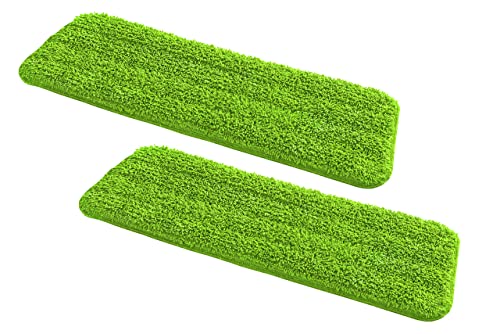 Maximex Ersatzbezüge für Sprüh-Mop 2er Set - 2er Set, Polyester, 43 x 1 x 14.5 cm, Grün von Maximex