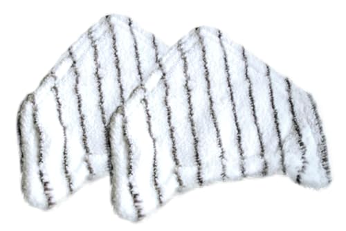 Maximex Ersatzbezug Multiflexwischer Fliesen 2er Set, Mikrofaser-Bezüge zur Reinigung von Fenstern und Böden, Maße (B x H x T): je 24 x 2 x 22 cm von Maximex