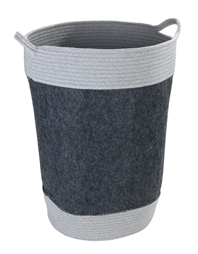 WENKO Filz Wäschesammler Bea Dunkelgrau WENKO Filz Wäschesammler Bea Dunkelgrau von WENKO
