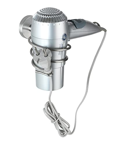 WENKO Haartrocknerhalter Bosia Matt, aus rostfreiem Edelstahl, zum Ablegen des Föhns, 9x8,5x13,5 cm, matt WENKO Haartrocknerhalter Bosia Matt, aus rostfreiem Edelstahl, zum Ablegen des Föhns, 9x8,5x13,5 cm, matt von WENKO