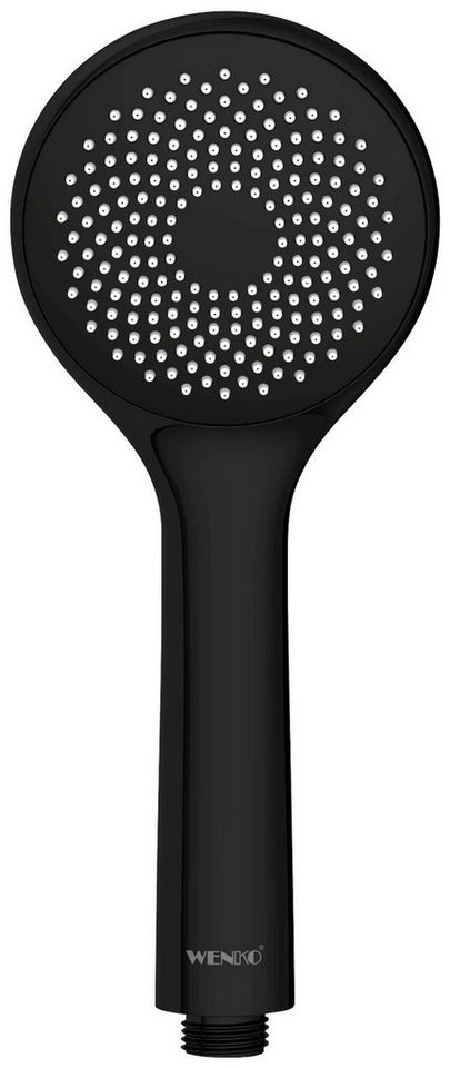 WENKO Handbrause Watersaving, (1-tlg), Schwarz matt, Ø 9,5 cm von WENKO