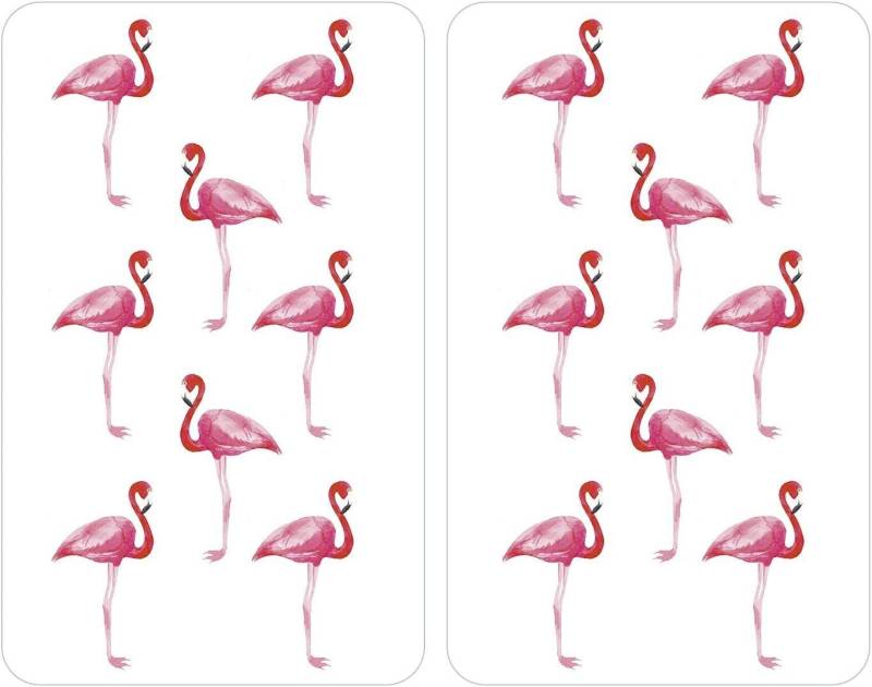 WENKO Herd-Abdeckplatte Motiv, 2er Set Glas Abdeckplatten Herd Herdplatten Abdeckung von WENKO