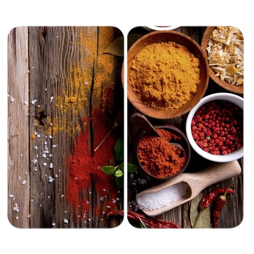 WENKO Herdabdeckplatte Universal Mod. Gewürze, höhenverstellbar für alle Herdarten, Schneidebrett und Spritzschutz, Glas, 30 x 52 cm, 2-teilig WENKO Herdabdeckplatte Universal Mod. Gewürze, höhenverstellbar für alle Herdarten, Schneidebrett und Spritzschutz, Glas, 30 x 52 cm, 2-teilig von WENKO