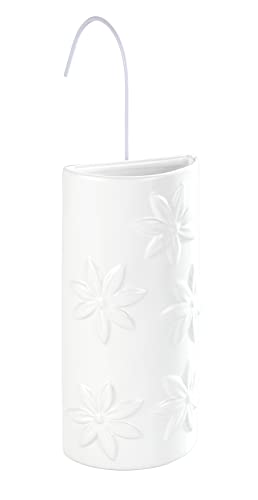 Wenko Luftbefeuchter Blumen Keramik, Raumbefeuchter mit Blumenverzierung für die Heizung Humidificador cerßmico plano Flores Multicolor von WENKO