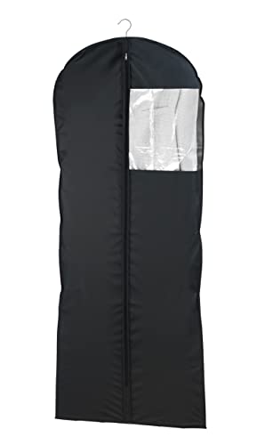 WENKO Kleidersack Deep Black 60 x 150 cm - Kleiderhülle, Polyethylen-Vinylacetat, 60 x 150 cm, Schwarz von WENKO