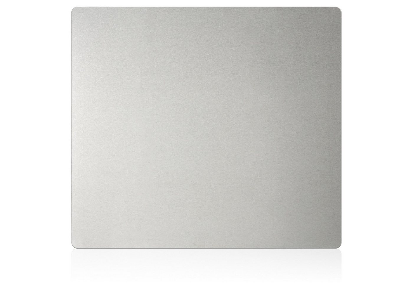 Maximex Küchenrückwand Edelstahl, Wandblende, Spritzschutz für die Herdwand, Befestigung mit Klebepads von Maximex