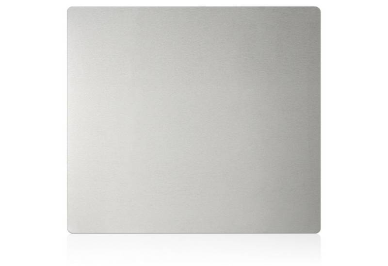 Maximex Küchenrückwand Edelstahl, Wandblende, Spritzschutz für die Herdwand, Befestigung mit Klebepads von Maximex