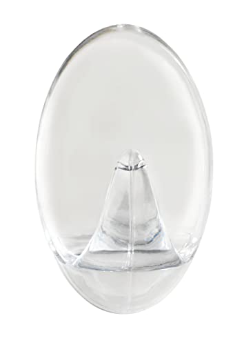 WENKO Maxi-Haken Transparent 2er Set - 2er Set, Wandhaken, Kleiderhaken zum Ankleben, Polystyrol, 3 x 5 x 2.5 cm, Transparent WENKO Maxi-Haken Transparent 2er Set - 2er Set, Wandhaken, Kleiderhaken zum Ankleben, Polystyrol, 3 x 5 x 2.5 cm, Transparent von WENKO