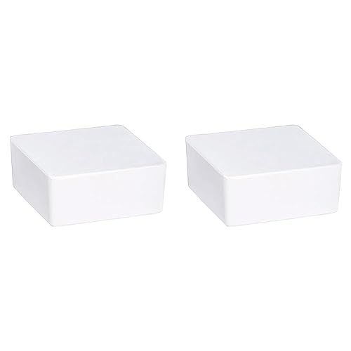 WENKO Nachfüller Raumentfeuchter Cube, Nachfüllpack für Luftentfeuchter, reduziert Schimmel & Gerüche, 500 g Granulatblock, sofortige Wirkung bis zu 2 Monate, 10 x 5 x 10 cm, Weiß (Packung mit 2) von WENKO