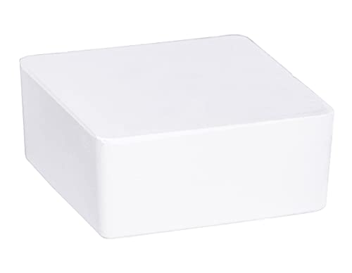 WENKO Nachfüller Raumentfeuchter Cube mit Orangenduft, Nachfüllpack für Luftentfeuchter, reduziert Schimmel & Gerüche, 500 g Granulatblock, sofortige Wirkung bis zu 2 Monate, 10 x 5 x 10 cm, Weiß von WENKO