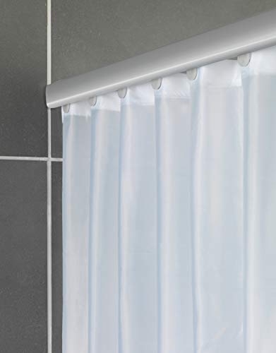 WENKO Teleskop-Duschvorhangschiene Era Chrom, ausziehbare Vorhangschiene aus rostfreiem Aluminium, zur Befestigung von allen Duschvorhängen, Befestigen ohne bohren, 125-210 x 2 x 3,5 cm WENKO Teleskop-Duschvorhangschiene Era Chrom, ausziehbare Vorhangschiene aus rostfreiem Aluminium, zur Befestigung von allen Duschvorhängen, Befestigen ohne bohren, 125-210 x 2 x 3,5 cm von WENKO