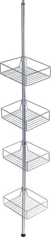 WENKO Teleskopregal Domaso, 4 Ablagen von WENKO