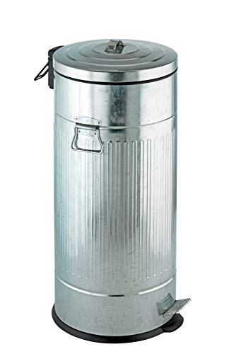 WENKO Treteimer New York Easy Close 30 Liter - Absenkautomatik Fassungsvermögen: 30 l, Metall, 31 x 69 x 31 cm, Matt von WENKO
