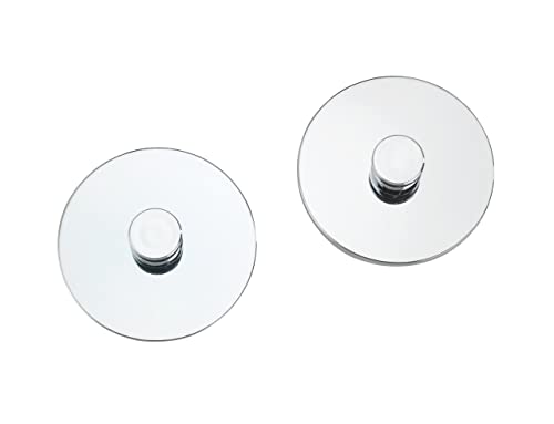 WENKO Turbo-Loc® Adapter Uno Chrom 2er 2er, Befestigen ohne bohren Chrom von WENKO
