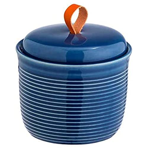 WENKO Universaldose Sada aus Keramik, hochwertige Aufbewahrungsdose mit strukturierter Oberfläche und Deckel, ordentliche Aufbewahrung von Schmuck, Haagummis und Wattepads, Ø 8 x 10 cm, Marineblau WENKO Universaldose Sada aus Keramik, hochwertige Aufbewahrungsdose mit strukturierter Oberfläche und Deckel, ordentliche Aufbewahrung von Schmuck, Haagummis und Wattepads, Ø 8 x 10 cm, Marineblau von WENKO