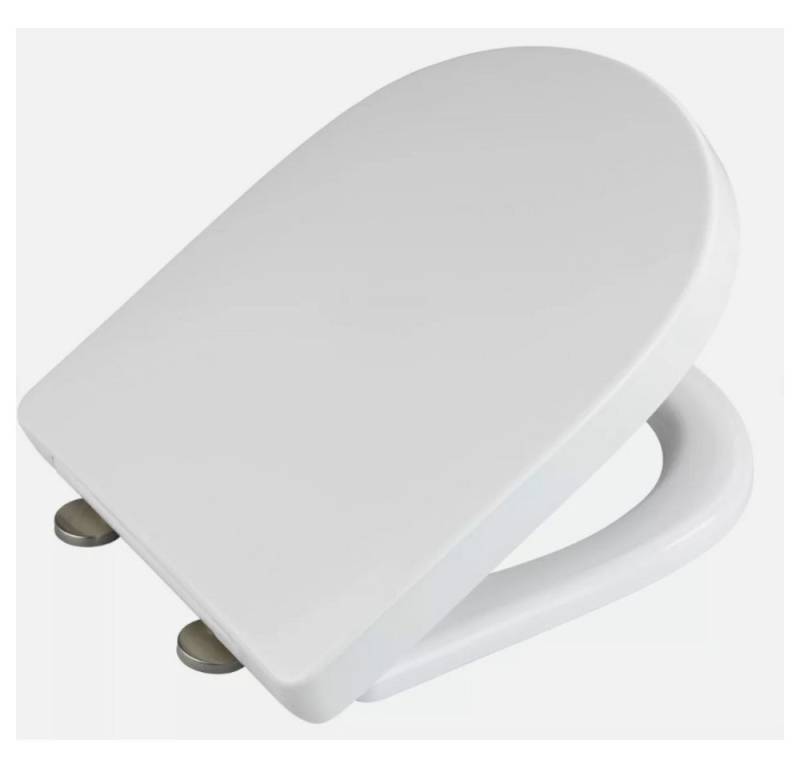 WENKO WC-Sitz Toilettendeckel Absenkautomatik Exclusive Nr 3 (Spar-Set, 1-St., Toilettendeckel), Absenkautomatik, zur Reinigung abnehmbar von WENKO