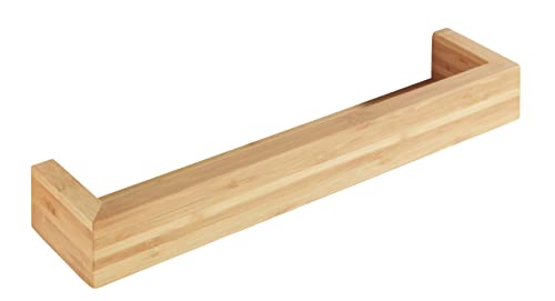 WENKO Wandregal Bambusa aus Bambus, 40 cm - Wandablage, Bambus, 40 x 9 x 5 cm, natur von WENKO