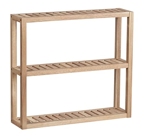 WENKO Wandregal Mod. Acina Badezimmerregal Akazienholz FSC zertifiziert vielseitig für Küche Bad Wohnzimmer Flur 3 Ebenen für Bücher Deko skandinavisches Design Naturholz Möbel 60 x 54 x 15 cm natur WENKO Wandregal Mod. Acina Badezimmerregal Akazienholz FSC zertifiziert vielseitig für Küche Bad Wohnzimmer Flur 3 Ebenen für Bücher Deko skandinavisches Design Naturholz Möbel 60 x 54 x 15 cm natur von WENKO