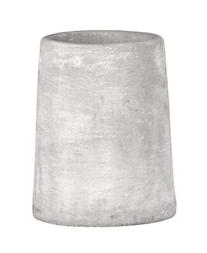 WENKO Zahnbürstenhalter Villena, Becher für Zahnpflegeutensilien aus stabilem Beton, rustikales Badaccessoire für Bad & Gäste-WC, Zahnputzbecher in Natursteinoptik, Maße: Ø 7,4 x 9,5 cm, Grau WENKO Zahnbürstenhalter Villena, Becher für Zahnpflegeutensilien aus stabilem Beton, rustikales Badaccessoire für Bad & Gäste-WC, Zahnputzbecher in Natursteinoptik, Maße: Ø 7,4 x 9,5 cm, Grau von WENKO