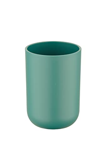 WENKO Zahnputzbecher Brasil, Becher für Zahnbürste und Zahnpasta, Zahnbürstenhalter für das Badezimmer oder Gäste-WC, Zahnbecher aus bruchsicherem Kunststoff, BPA-frei, Ø Grün, 7.3 x 10.3 x 7.3 cm WENKO Zahnputzbecher Brasil, Becher für Zahnbürste und Zahnpasta, Zahnbürstenhalter für das Badezimmer oder Gäste-WC, Zahnbecher aus bruchsicherem Kunststoff, BPA-frei, Ø Grün, 7.3 x 10.3 x 7.3 cm von WENKO