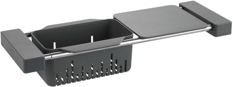 WENKO Zubehöraufbewahrungsständer Modell Cami, multifunktionaler Spülen-Caddy, ausziehbar, Kunststoff/Edelstahl WENKO Zubehöraufbewahrungsständer Modell Cami, multifunktionaler Spülen-Caddy, ausziehbar, Kunststoff/Edelstahl von WENKO