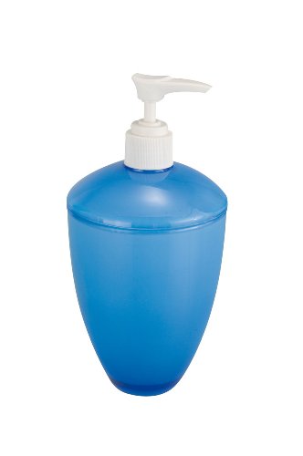 Wenko 16720100 Seifenspender Colori - Kunststoff, 440 ml, Ø 9 x 19 cm, blau von WENKO